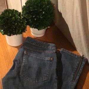 Free People ankle length zipper leans